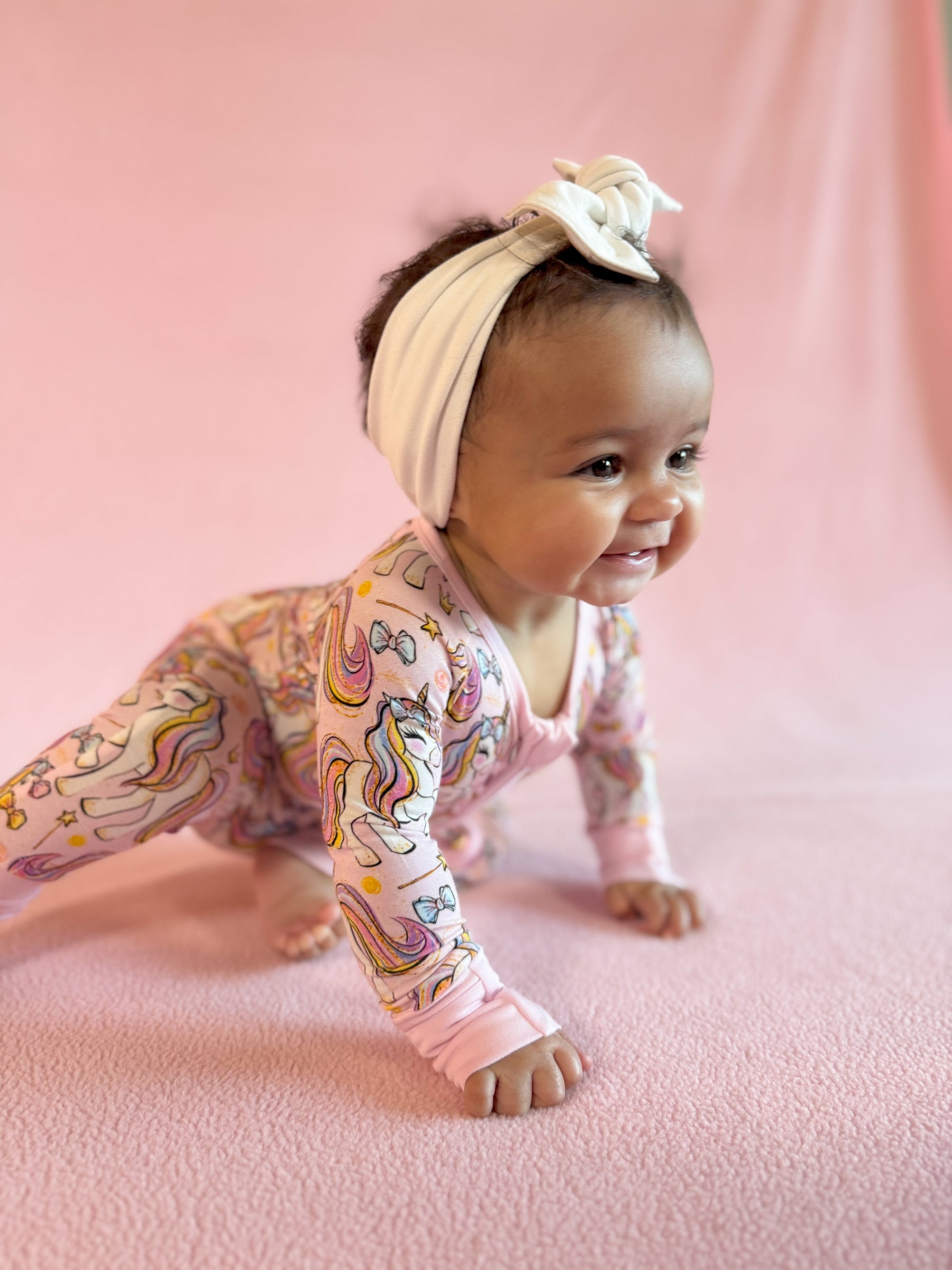 Pink Unicorn Zippy by Boosh Baby image 7