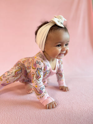 Pink Unicorn Zippy by Boosh Baby image 7