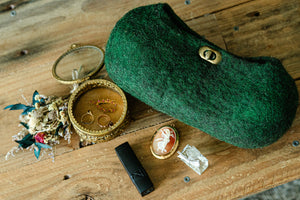 The Frances Handbag handcrafted wool bag by Comfy Bear Home - additional view 2