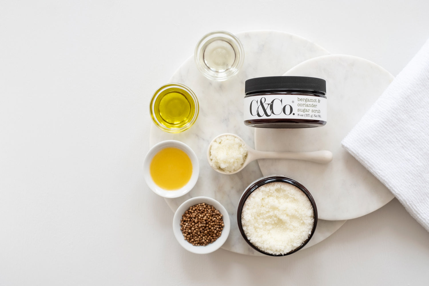 Bergamot & Coriander Sugar Scrub