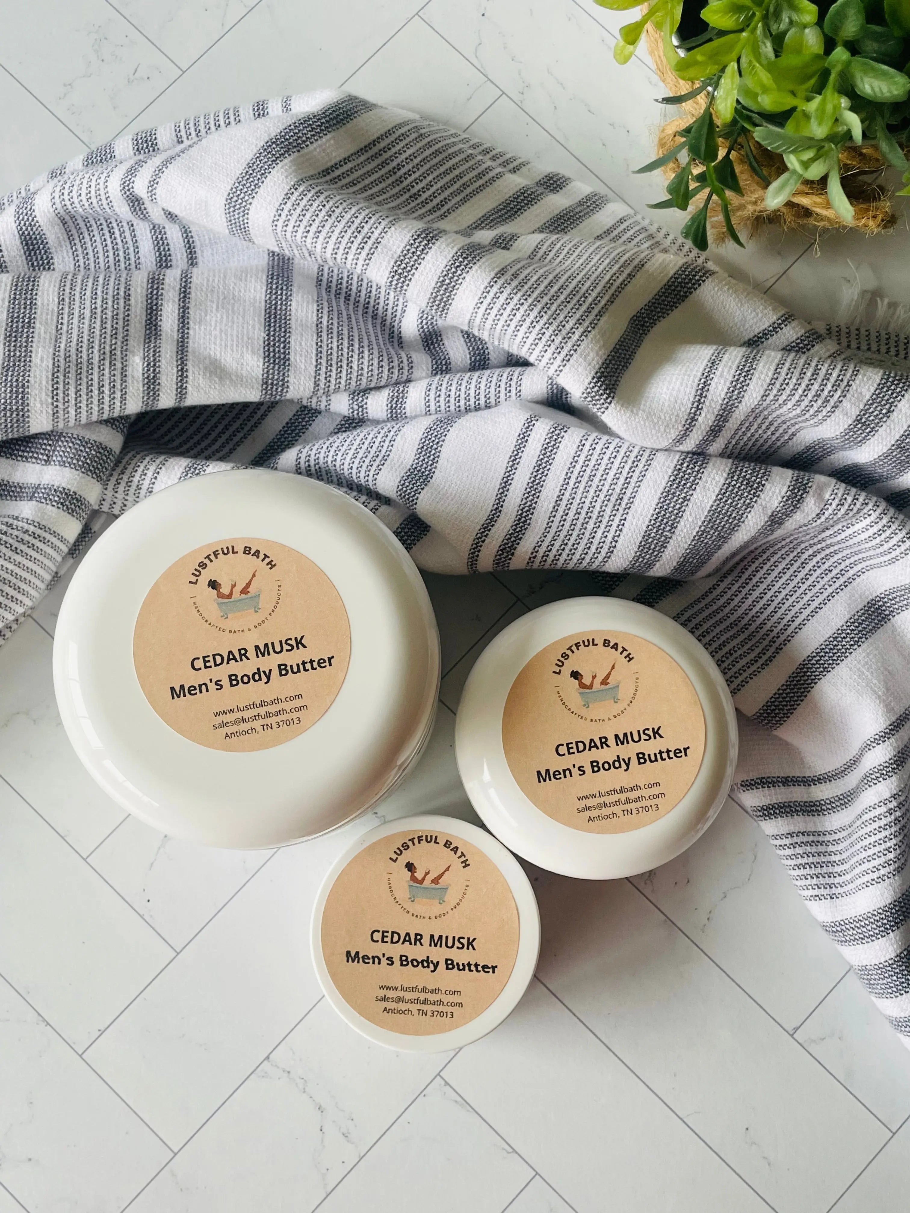 CEDAR MUSK MEN'S BODY BUTTER - Main Street Collective