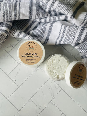 CEDAR MUSK MEN'S BODY BUTTER - Main Street Collective