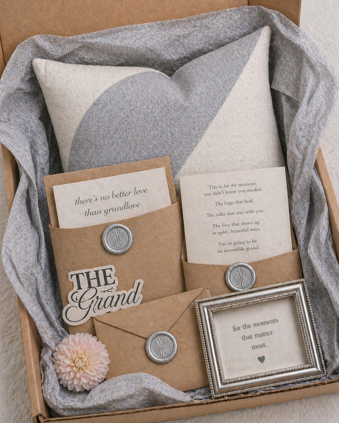 The Grand Pillow Pack Mini for New Grandparents by PillowPackShop, product photo 2