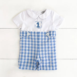 COLLARED FIRST BIRTHDAY JON JON Seven Lantern Lane
