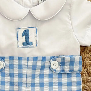 COLLARED FIRST BIRTHDAY JON JON Seven Lantern Lane