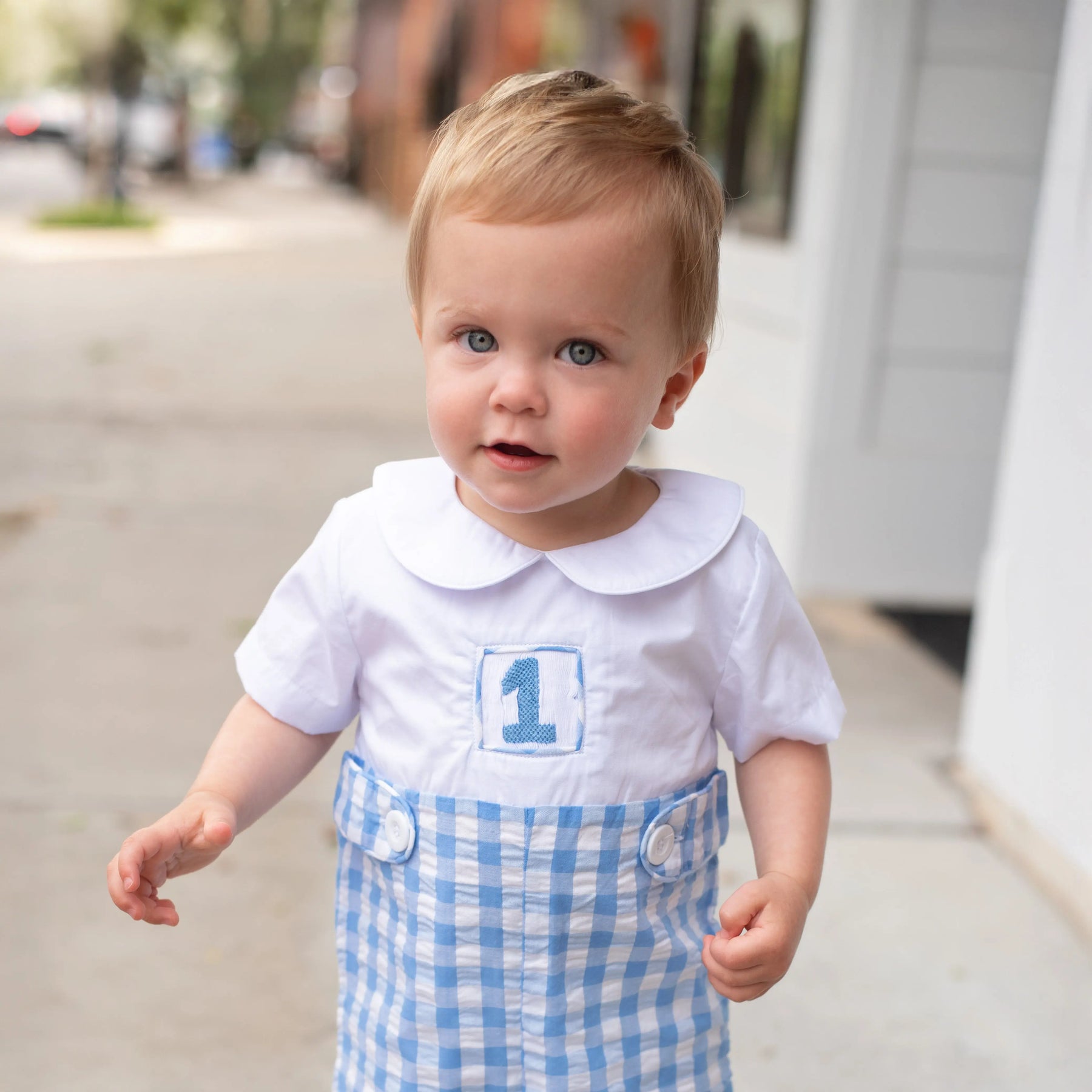 COLLARED FIRST BIRTHDAY JON JON Seven Lantern Lane