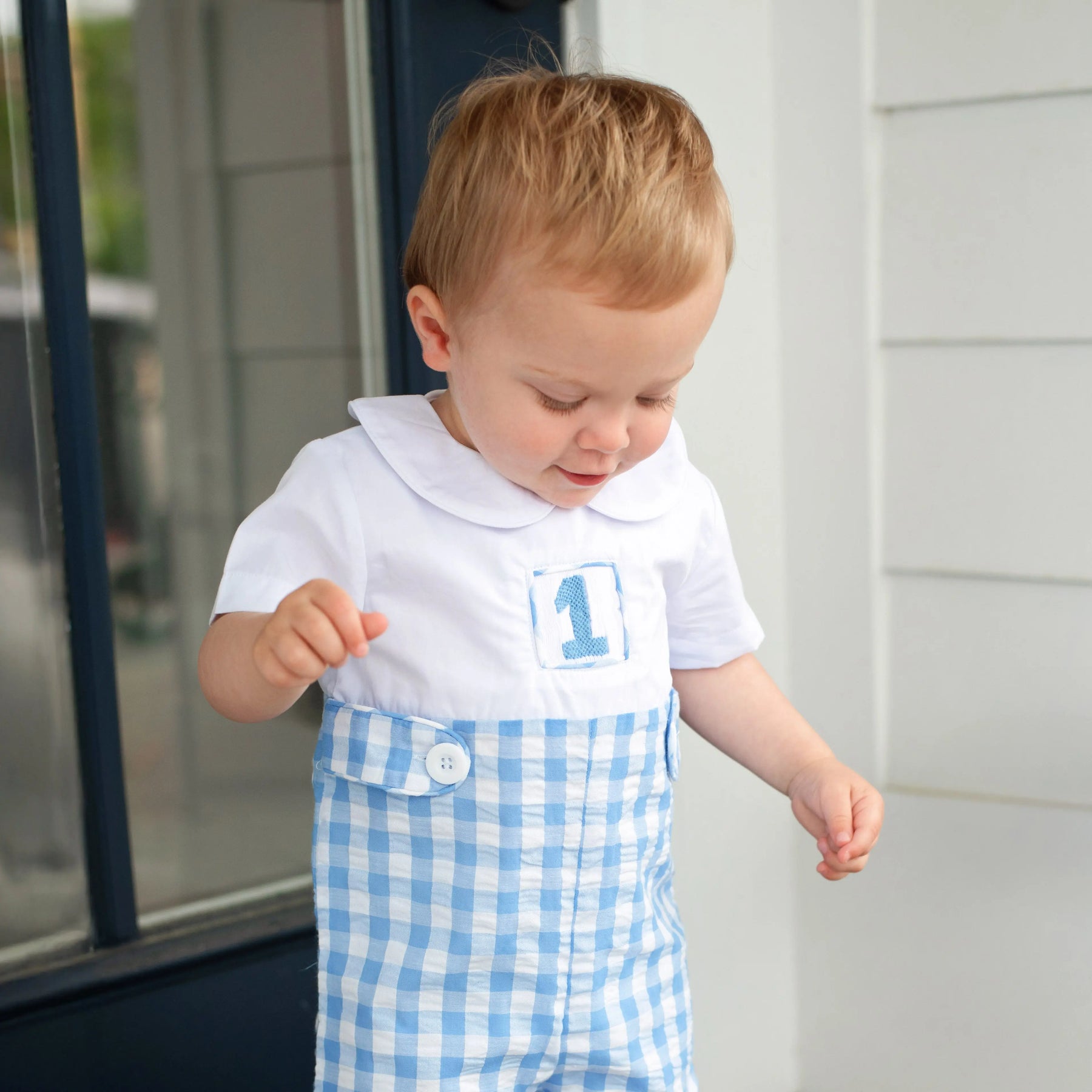 COLLARED FIRST BIRTHDAY JON JON Seven Lantern Lane