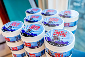 Crotch Grease 8 Oz. ~ Unscented by Essential Journeys, scented candle detail photo 12