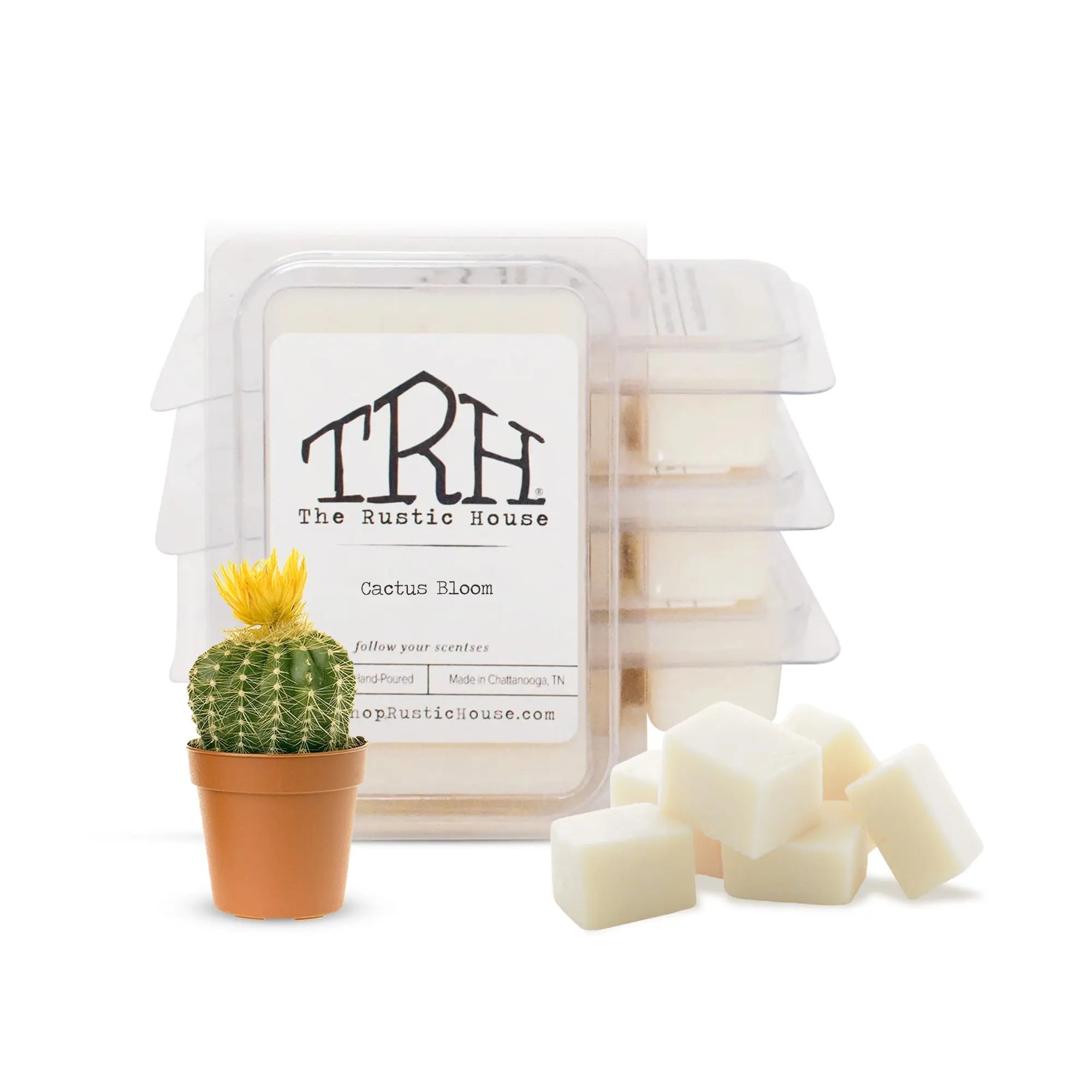 Cactus Bloom Wax Melt by The Rustic House, scented candle main product photo