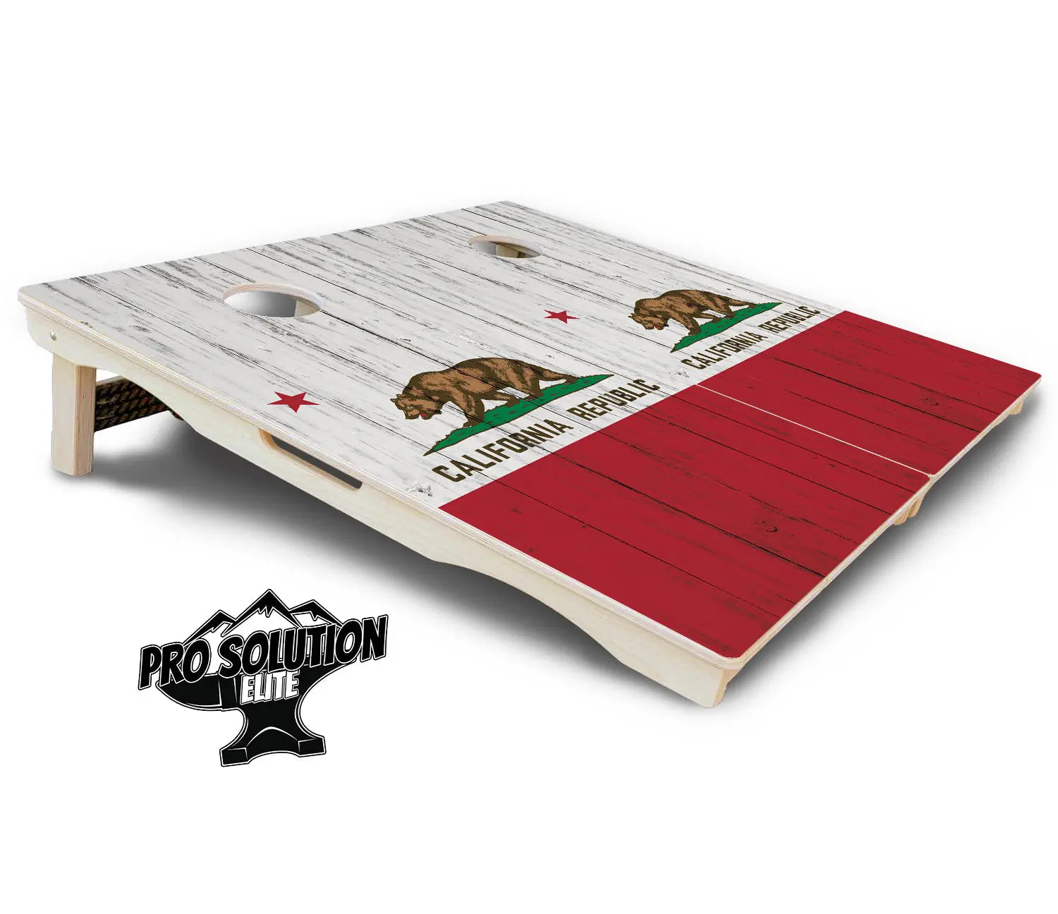 California Flag Cornhole Boards - Pro Solution Elite Series by Cornhole Solutions, custom cornhole board detail photo 5