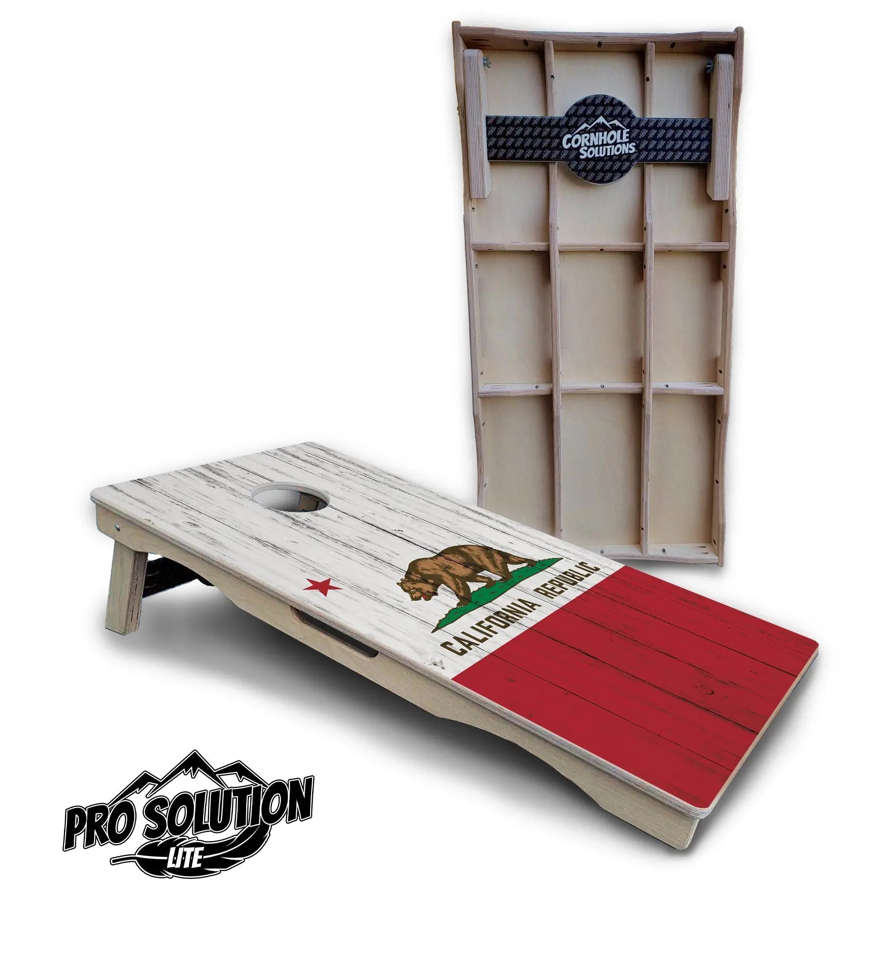 California Flag Cornhole Boards - Pro Solution Lite Series Cornhole Solutions