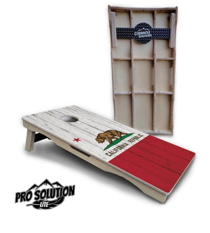 California Flag Cornhole Boards - Pro Solution Lite Series Cornhole Solutions