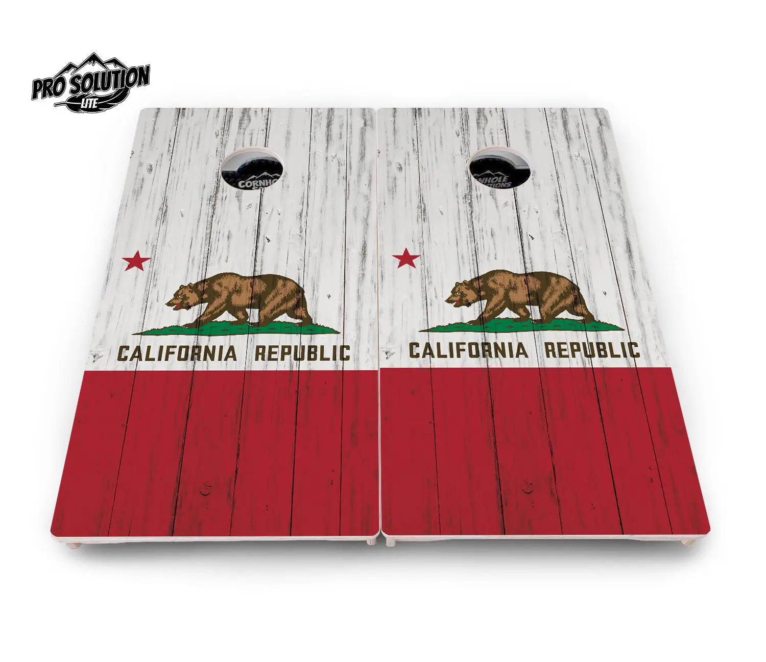 California Flag Cornhole Boards - Pro Solution Lite Series Cornhole Solutions
