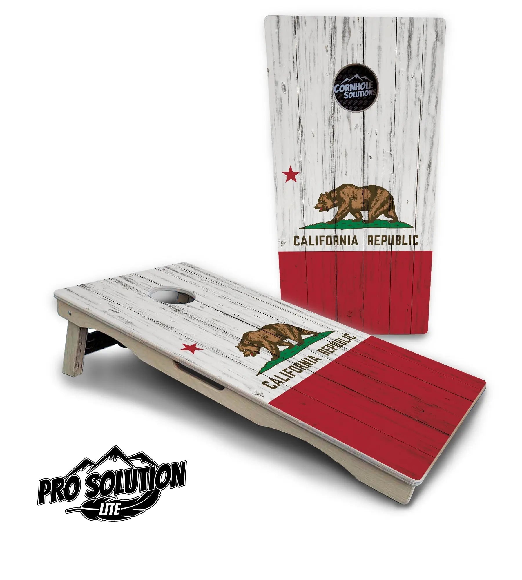 California Flag Cornhole Boards - Pro Solution Lite Series Cornhole Solutions