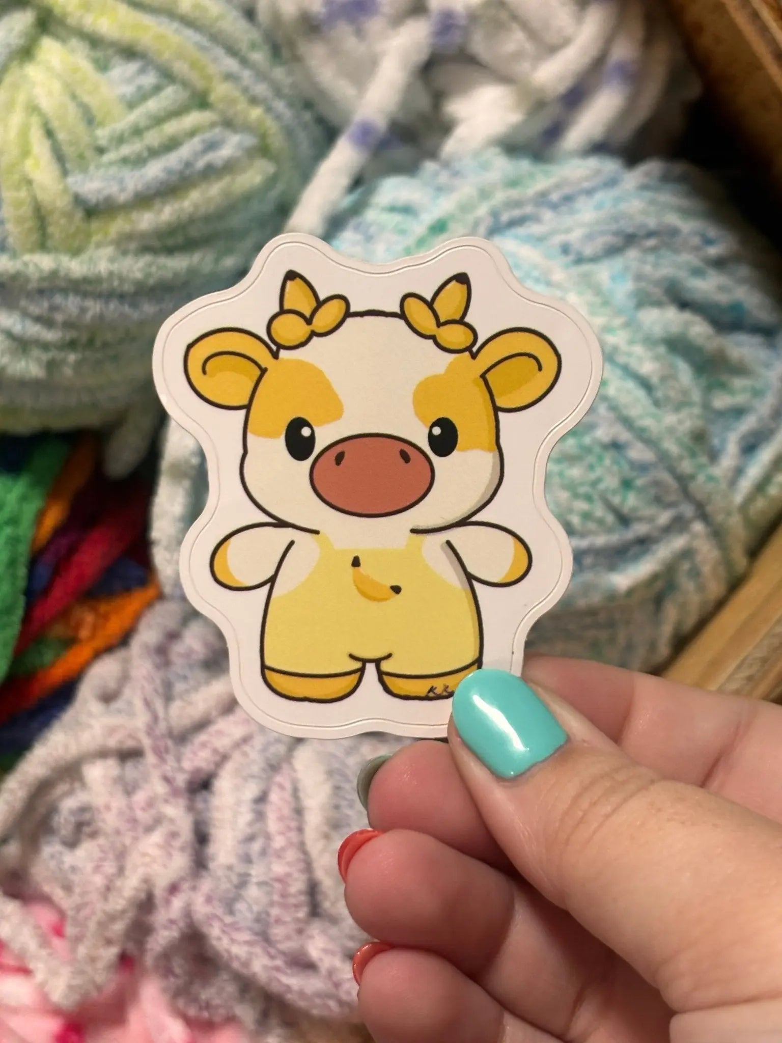 Callie the Cow by Klassy Krafts, sticker or decal main product photo