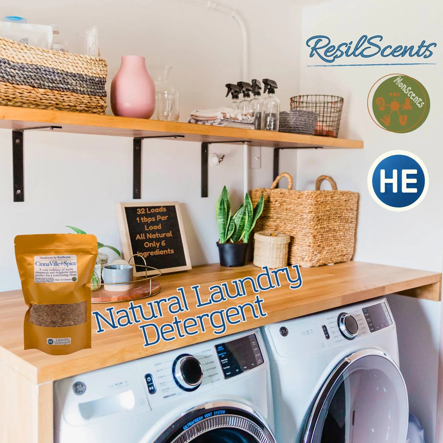 🌊 Calm Waters™ Laundry Detergent | Lavender Clean – ResilScents™ ResilScents