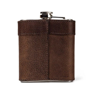 Campaign Leather Flask Mission Mercantile Leather Goods