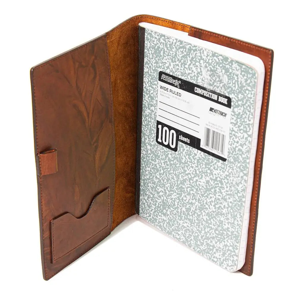 Campaign Leather Journal Cover Mission Mercantile Leather Goods