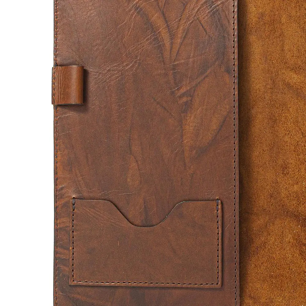 Campaign Leather Journal Cover Mission Mercantile Leather Goods