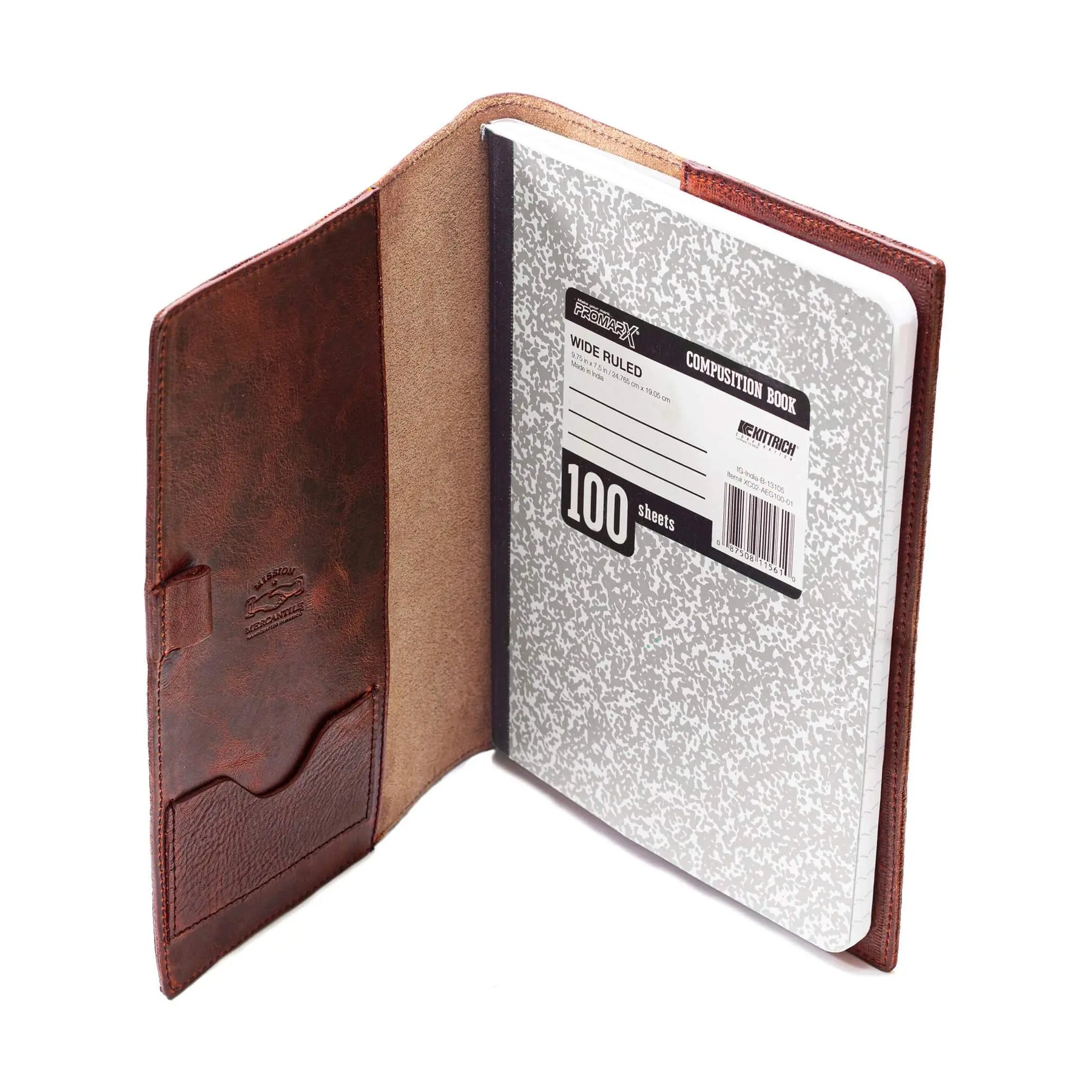 Campaign Leather Journal Cover Mission Mercantile Leather Goods