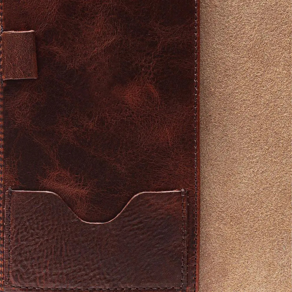 Campaign Leather Journal Cover Mission Mercantile Leather Goods