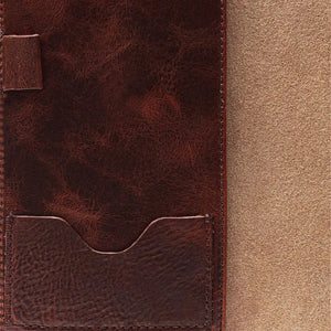 Campaign Leather Journal Cover Mission Mercantile Leather Goods