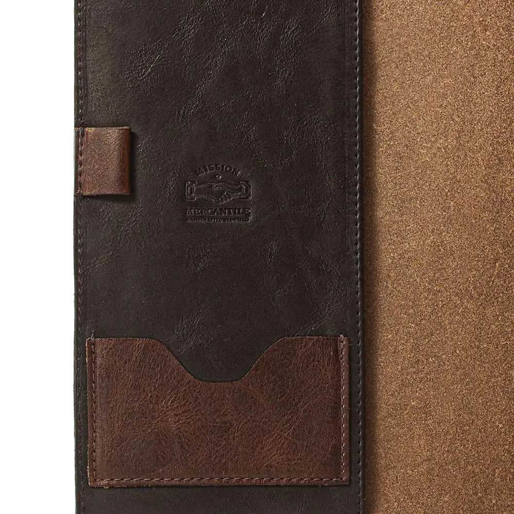 Campaign Leather Journal Cover Mission Mercantile Leather Goods