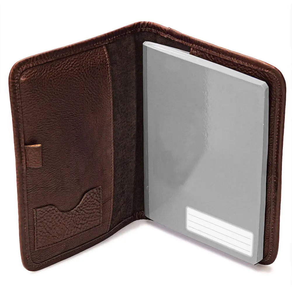 Campaign Leather Journal Cover Mission Mercantile Leather Goods