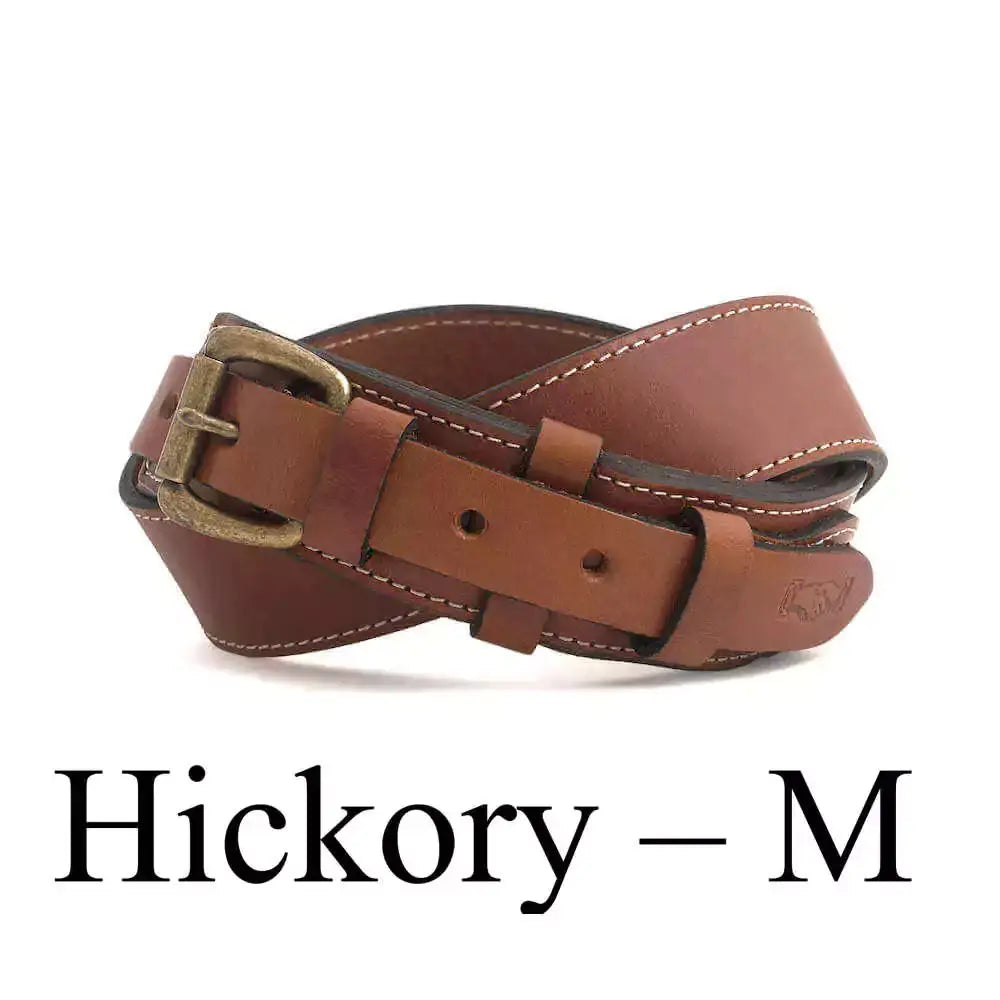 Campaign Leather Ranger Belt by Mission Mercantile Leather Goods, handmade leather goods detail photo 7