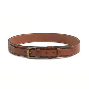 Campaign Leather Ranger Belt by Mission Mercantile Leather Goods, handmade leather goods detail photo 8