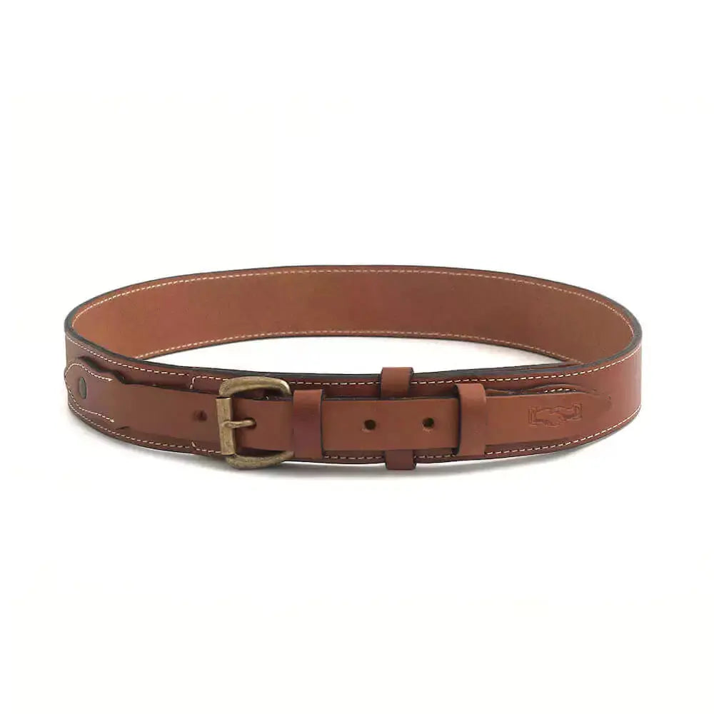 Campaign Leather Ranger Belt by Mission Mercantile Leather Goods, handmade leather goods detail photo 13