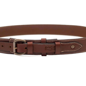 Campaign Leather Ranger Belt by Mission Mercantile Leather Goods, handmade leather goods detail photo 24