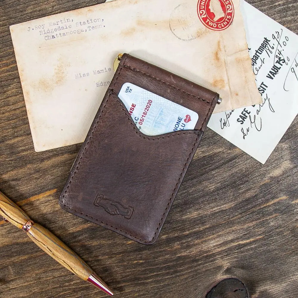 Campaign Leather Small Wallet by Mission Mercantile Leather Goods, handmade leather goods main product photo