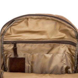 Campaign Waxed Canvas Backpack Mission Mercantile Leather Goods