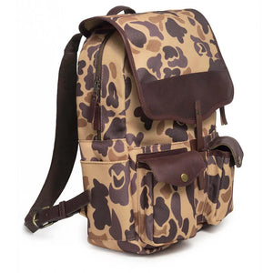 Campaign Waxed Canvas Backpack Mission Mercantile Leather Goods