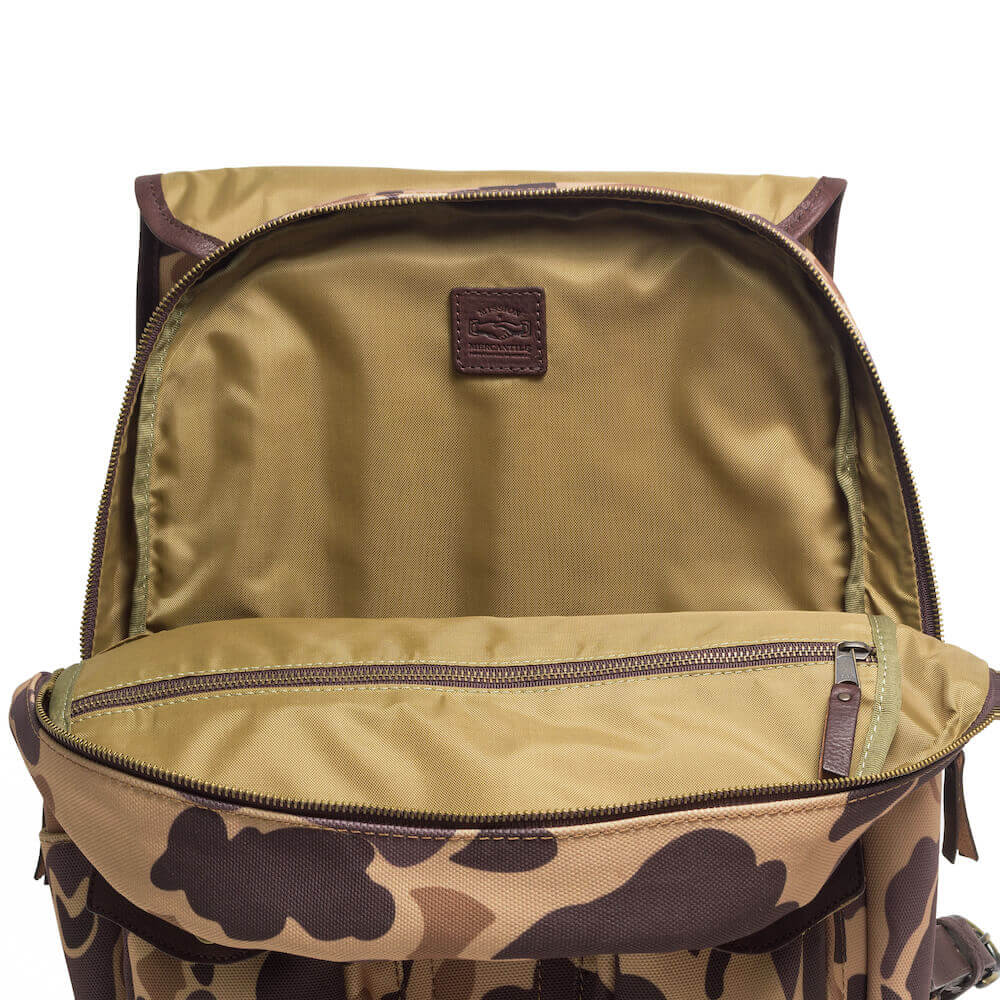 Campaign Waxed Canvas Backpack Mission Mercantile Leather Goods