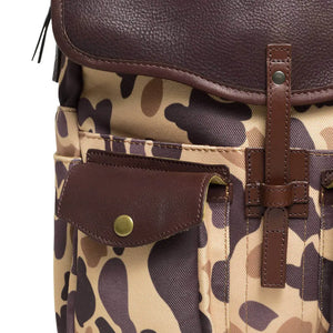 Campaign Waxed Canvas Backpack Mission Mercantile Leather Goods