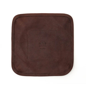 Campaign Waxed Canvas Desk Caddy by Mission Mercantile Leather Goods, handmade leather goods detail photo 4