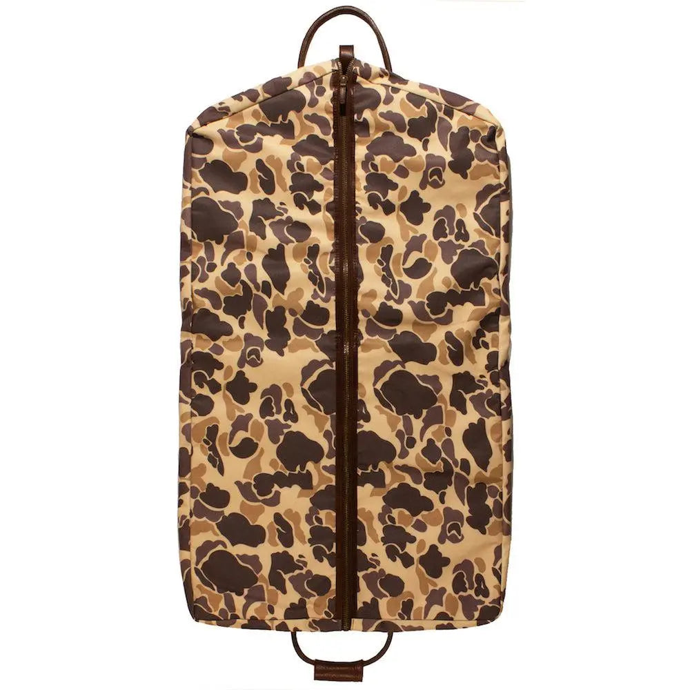 Campaign Waxed Canvas Garment Bag Mission Mercantile Leather Goods