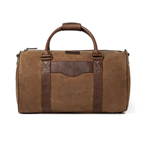 Campaign Waxed Canvas Medium Field Duffle Bag Mission Mercantile Leather Goods