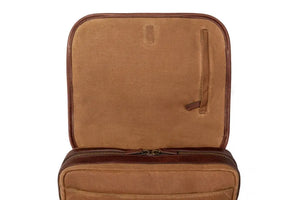 Campaign Waxed Canvas Messenger Bag Mission Mercantile Leather Goods
