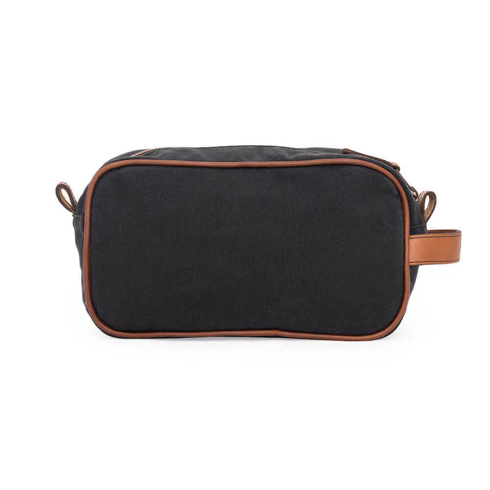 Campaign Waxed Canvas Toiletry Shave Kit Mission Mercantile Leather Goods
