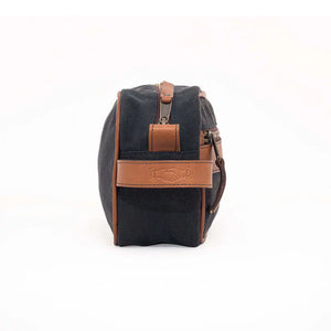 Campaign Waxed Canvas Toiletry Shave Kit Mission Mercantile Leather Goods