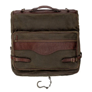 Campaign Waxed Canvas Valet Bag by Mission Mercantile Leather Goods, handmade leather goods detail photo 9