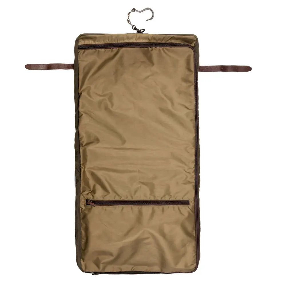 Campaign Waxed Canvas Valet Bag by Mission Mercantile Leather Goods, handmade leather goods detail photo 11