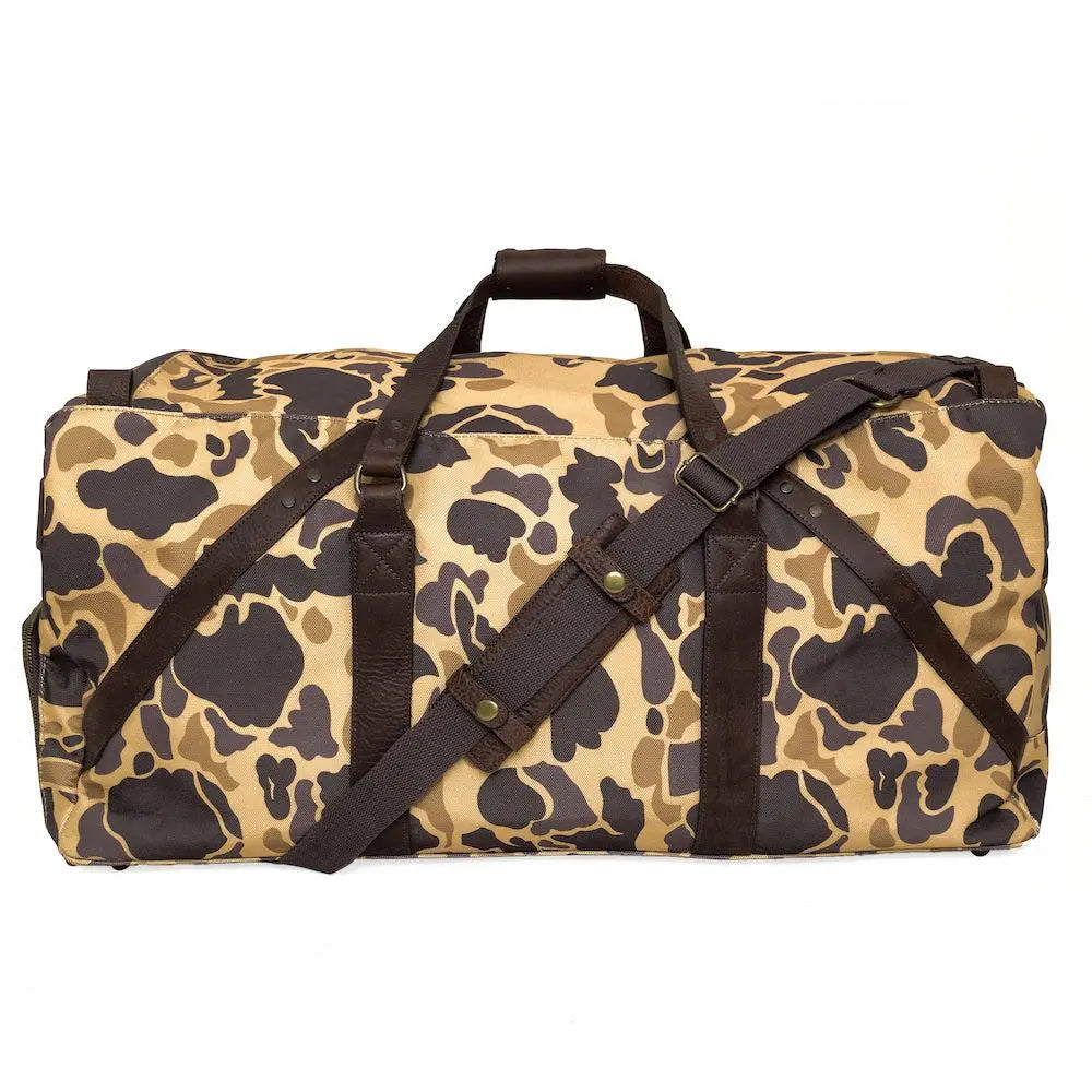 Campaign Waxed Canvas X-Large Duffle Bag Mission Mercantile Leather Goods