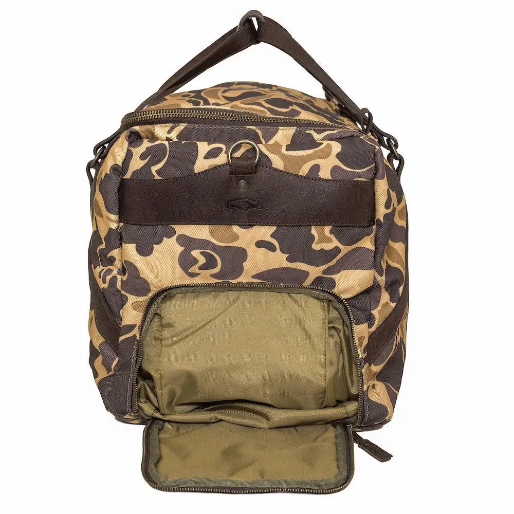 Campaign Waxed Canvas X-Large Duffle Bag Mission Mercantile Leather Goods