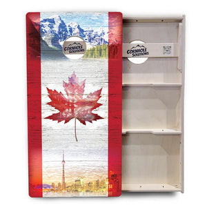 Canada Mountain Scene Cornhole Boards - Professional Tournament Series Cornhole Solutions