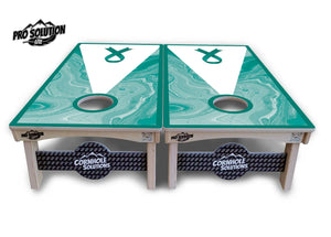 Cancer Awareness Cornhole Boards - Pro Solution Lite Series Cornhole Solutions