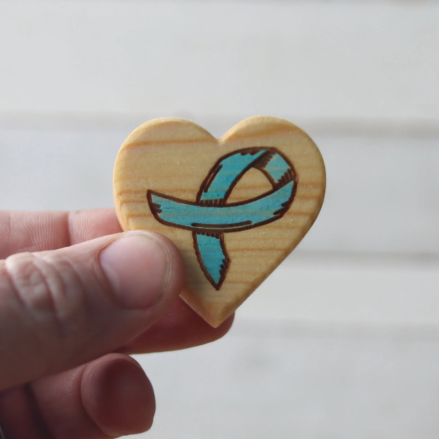 Cancer Awareness Hearts by Dennehey Design Co., Southern home decor detail photo 4